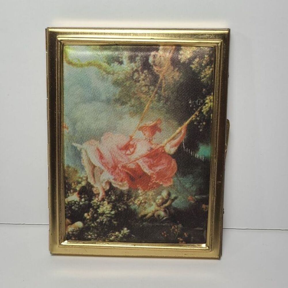 Vintage 1960s Pocket Photo Album Jean-Honoré Fragonard's "The Swing"